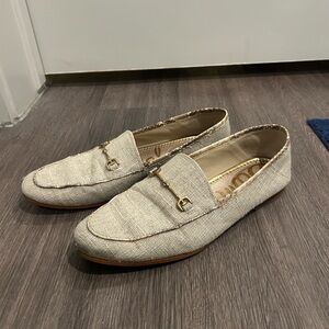 Sam Edelman Cream Loafers
